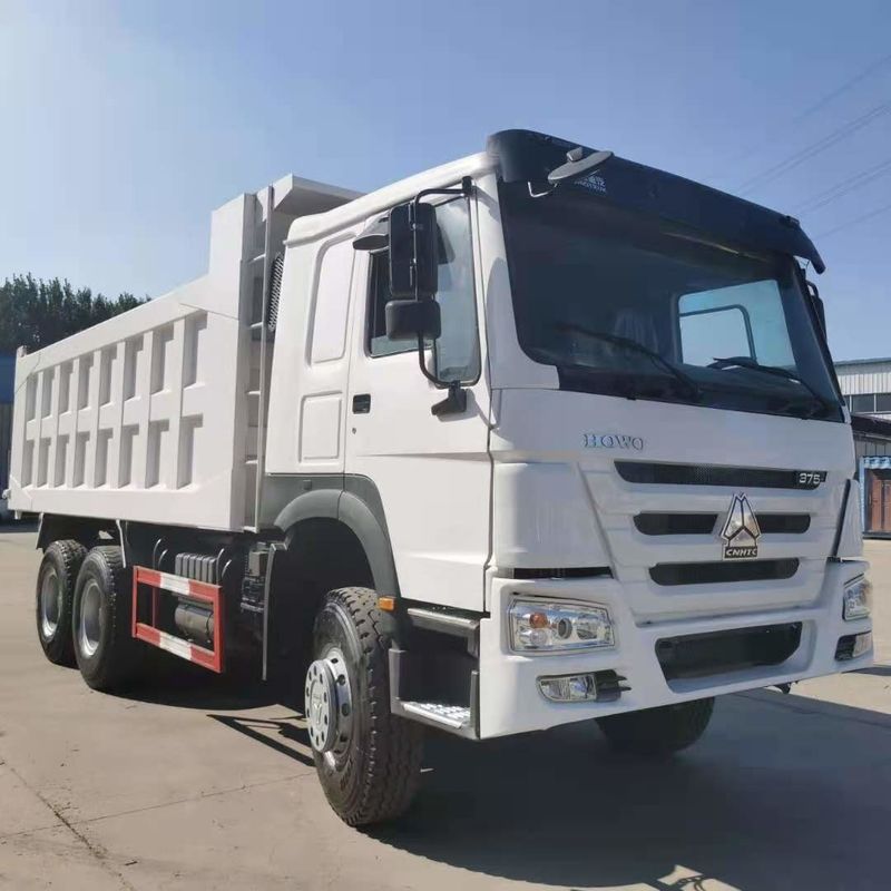 Carrinho de lixo usado Howo 371 375 6x4 Sinotruk Tipper 8x4 Usado para venda
