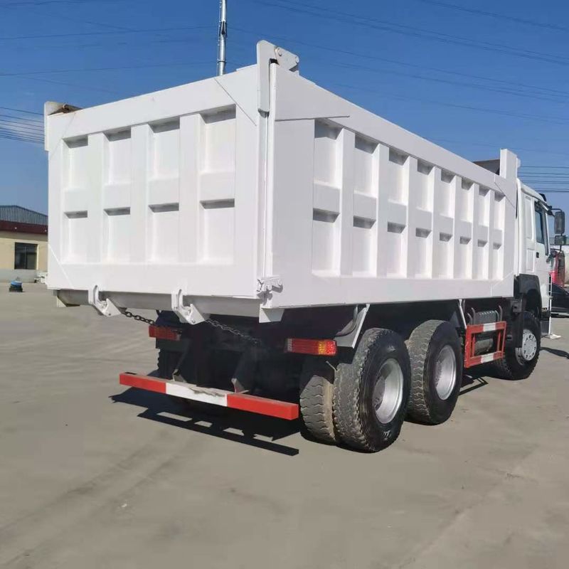 Carrinho de lixo usado Howo 371 375 6x4 Sinotruk Tipper 8x4 Usado para venda