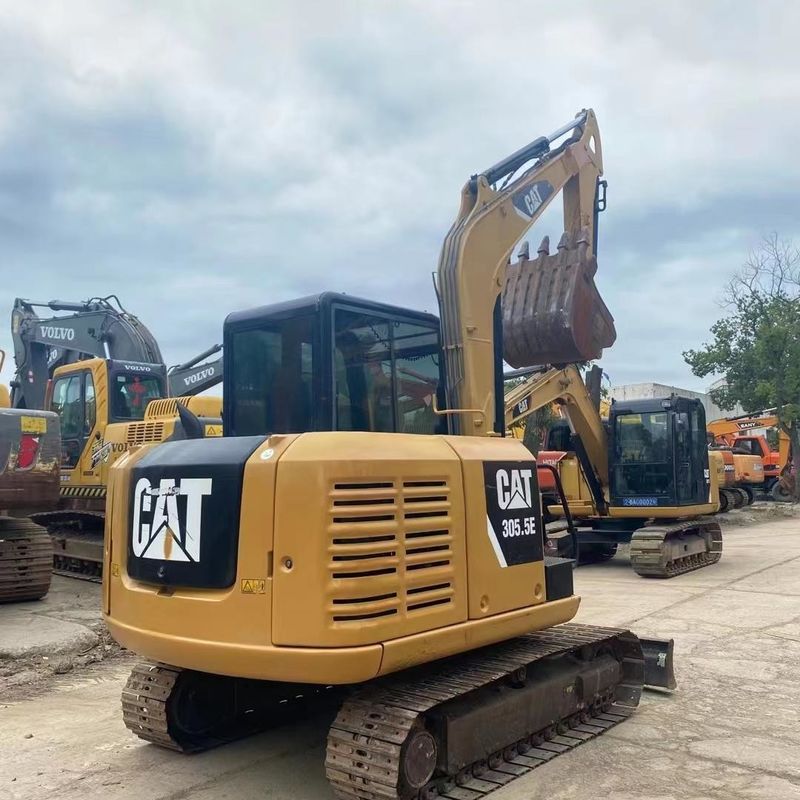 Excavadora Caterpillar CAT305.5E de 5 toneladas de pequeno tipo Mini Crawler Digger