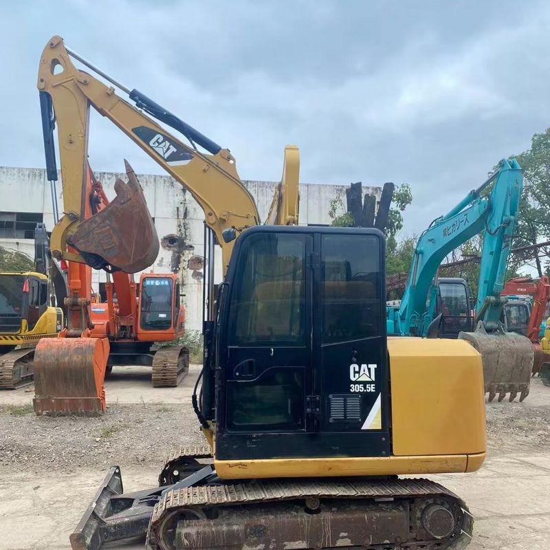 Excavadora Caterpillar CAT305.5E de 5 toneladas de pequeno tipo Mini Crawler Digger