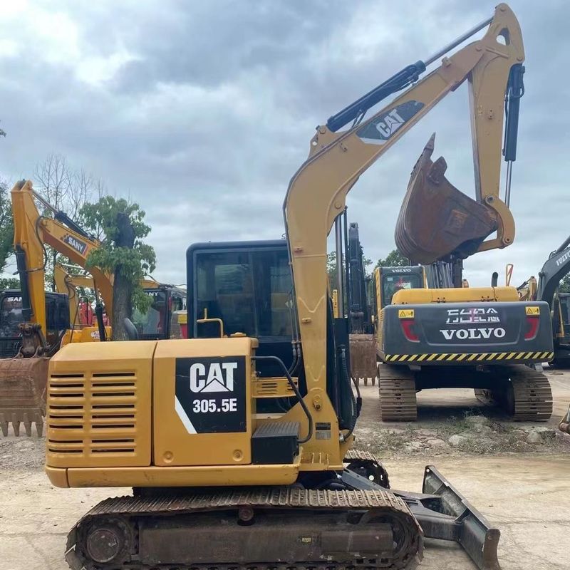 Excavadora Caterpillar CAT305.5E de 5 toneladas de pequeno tipo Mini Crawler Digger