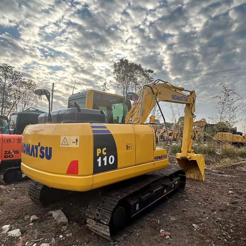 Excavadora Komatsu PC110 Usada de 11 toneladas