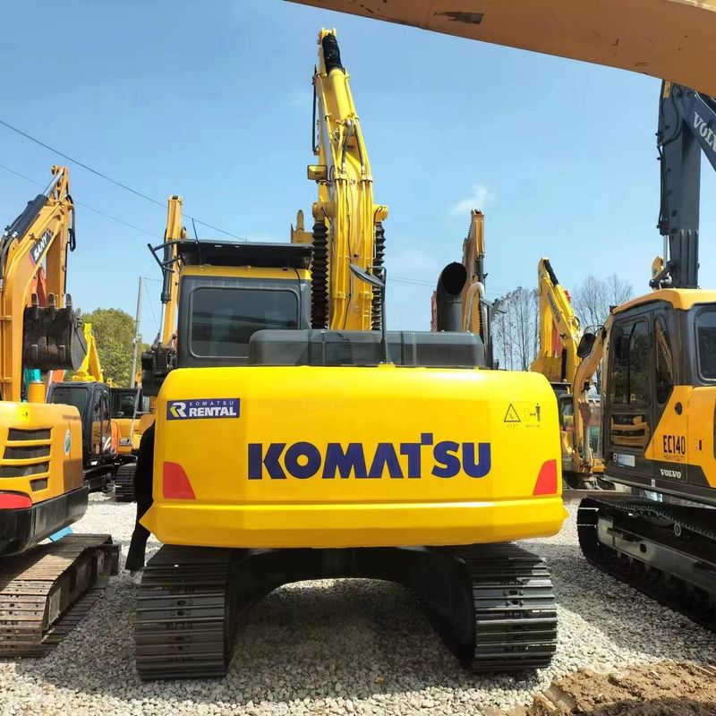 Excavadora Komatsu usada PC130 de segunda mão de 13 toneladas Pequena Escavação