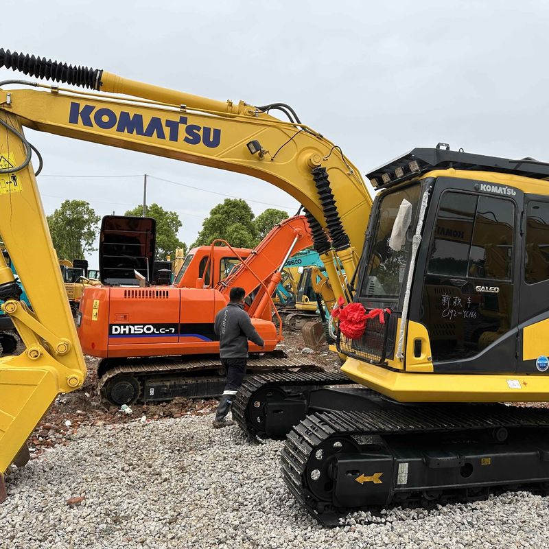 Sencondhand Komatsu Digger PC130 Excavadora de pequeno tipo de 13 toneladas