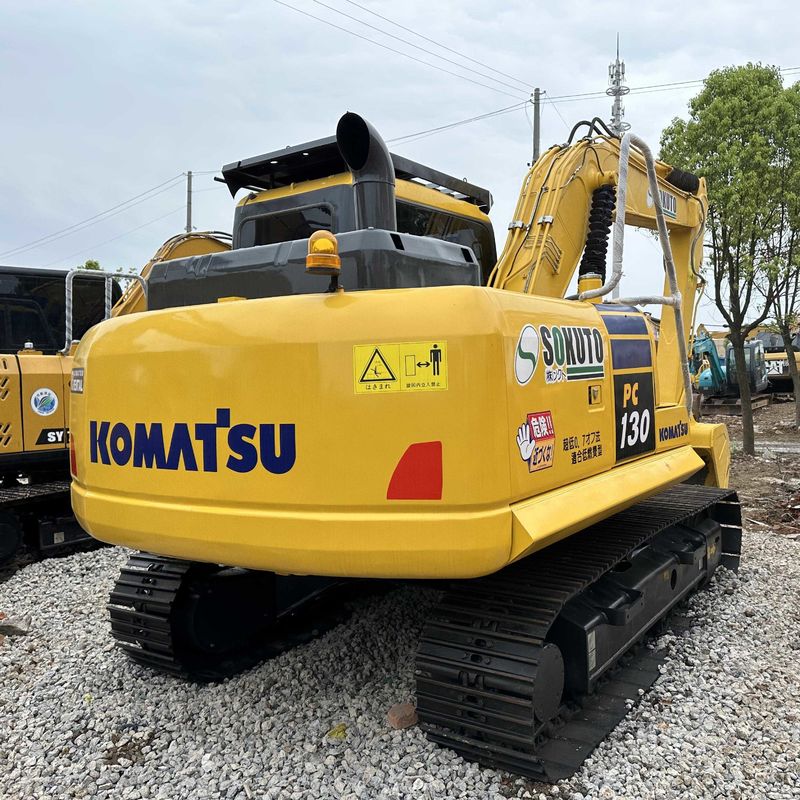 Sencondhand Komatsu Digger PC130 Excavadora de pequeno tipo de 13 toneladas