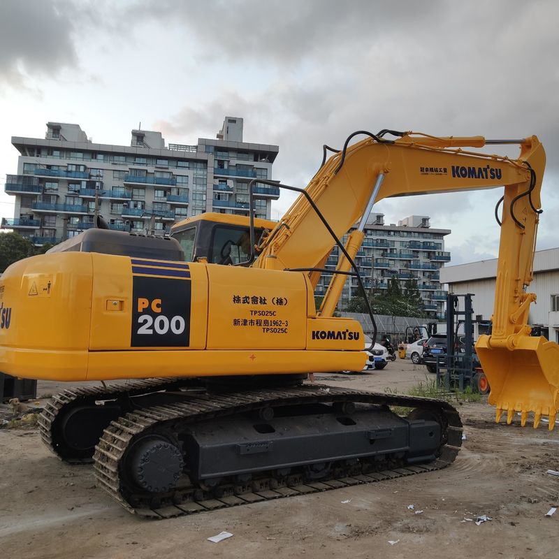 Excavadora Komatsu PC200-7 de segunda mão de 20 toneladas