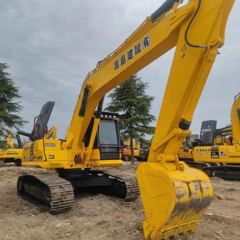 Excavadora Komatsu usada PC220-8 de segunda mão de 22 toneladas