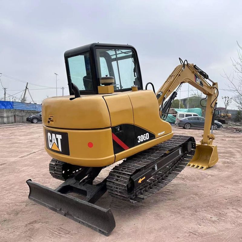 Excavadora Caterpillar CAT 306D Usada 6ton Crawler Mini Feito no Japão
