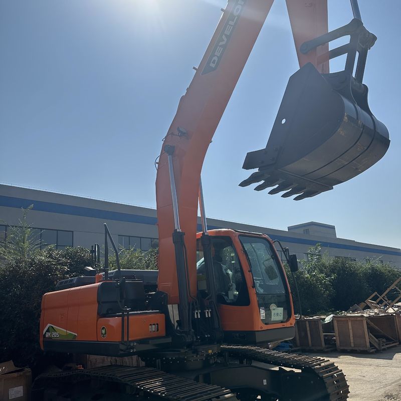 Excavadora do tipo dousã DX205 de segunda mão de 21 toneladas