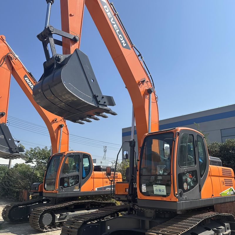 Excavadora do tipo dousã DX205 de segunda mão de 21 toneladas