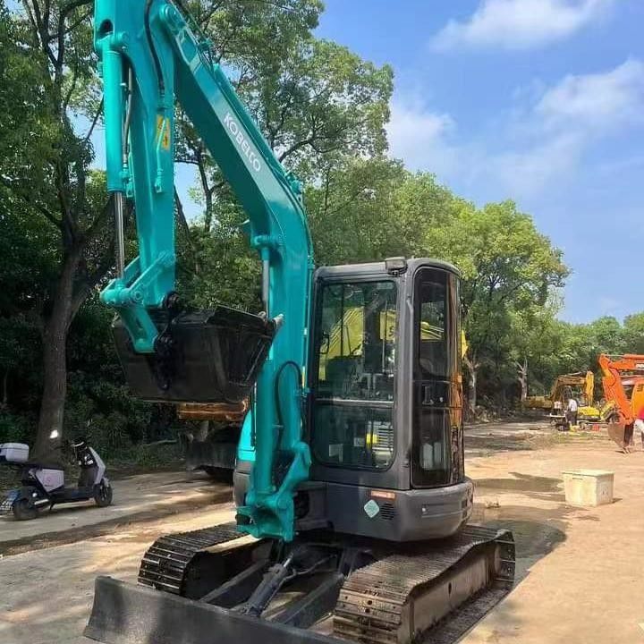 Cobelco Digger SK55 de segunda mão 5.5 toneladas Pequena Mini Excavadora Crawler
