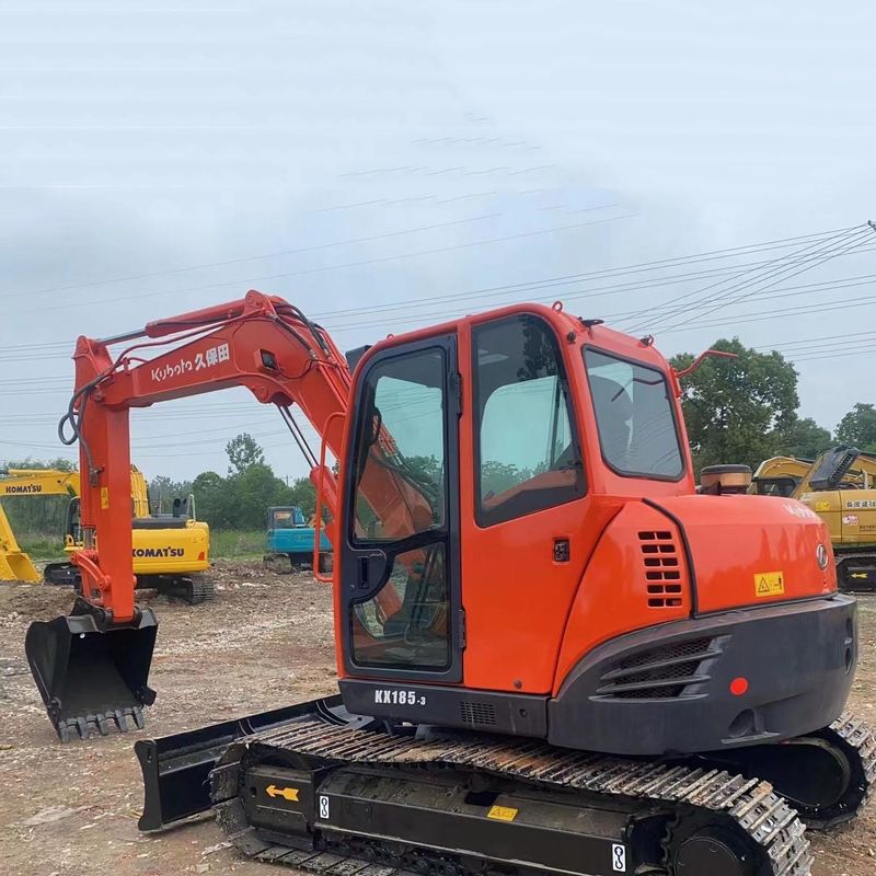 Excavadora Kubota Digger KX185 de segunda mão de 8,5 toneladas