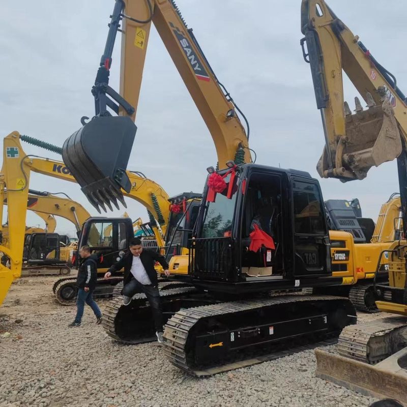 Usado SANY Digger SY135C Usado 13.5 em mini-excavadora de pequeno tipo