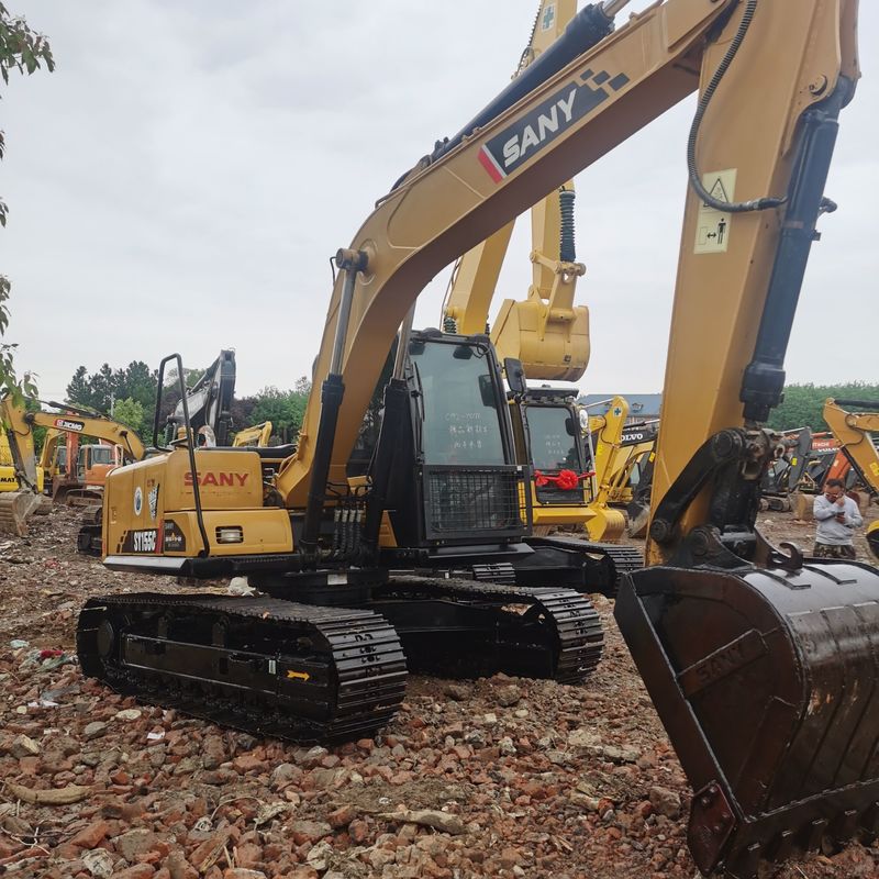 Usado SANY Digger SY155C de segunda mão 15.5 em escavadeira de pequeno tipo