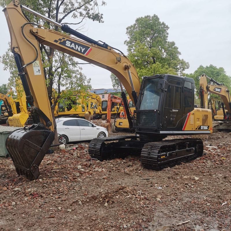 Usado SANY Digger SY155C de segunda mão 15.5 em escavadeira de pequeno tipo