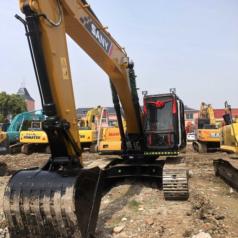 SANY Digger SY215C usado 21.5 em escavadeira de tipo médio