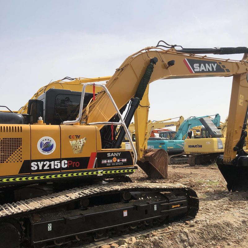SANY Digger SY215C usado 21.5 em escavadeira de tipo médio