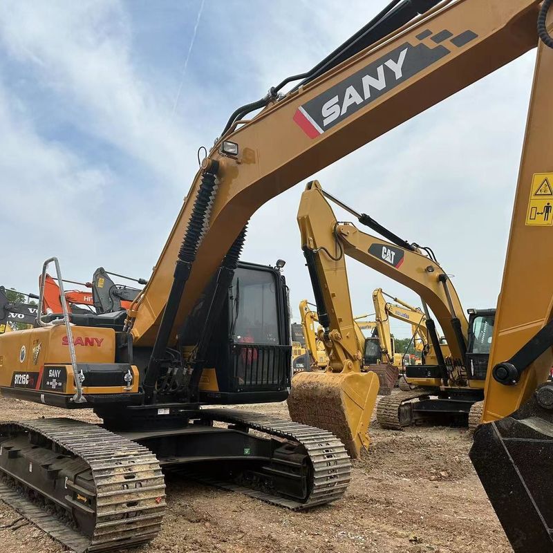 Usado SANY Digger SY215C Usado 21.5 em escavadeira de tipo médio