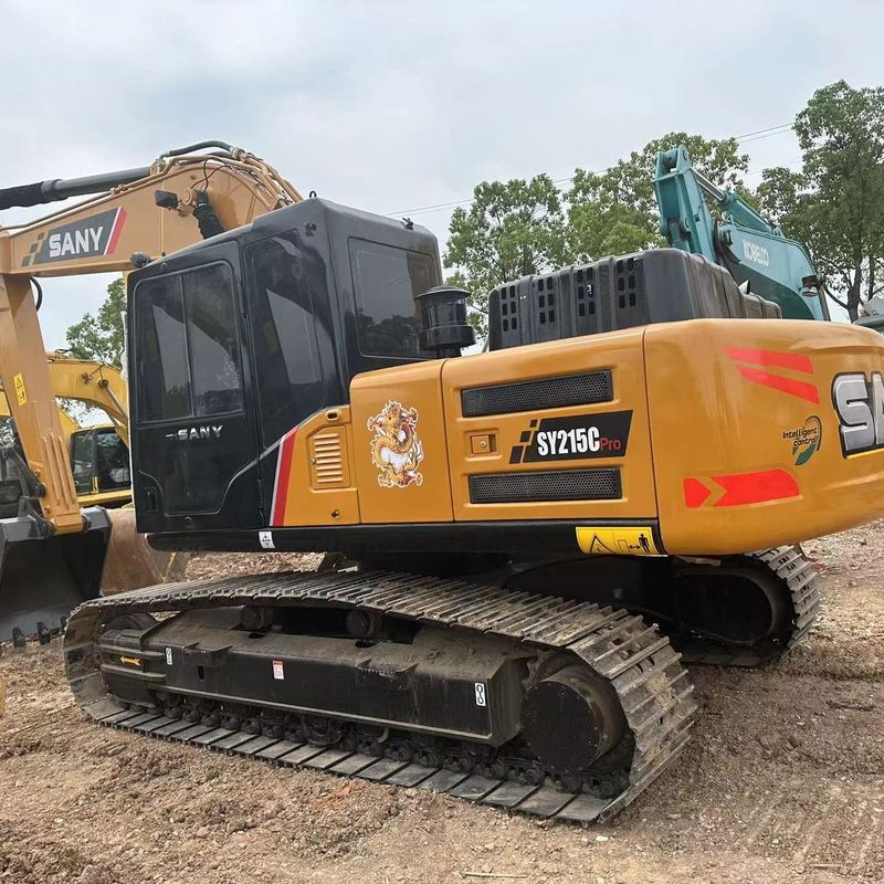 Usado SANY Digger SY215C Usado 21.5 em escavadeira de tipo médio