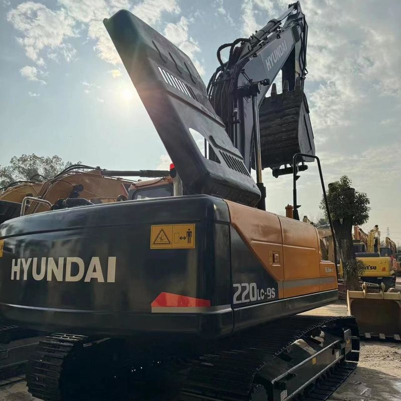 Excavadora Hyundai de segunda mão R220-9S Usada de 22 toneladas