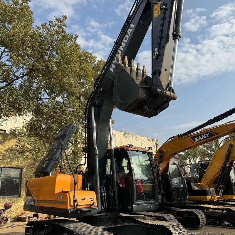 Excavadora Hyundai de segunda mão R220-9S Usada de 22 toneladas