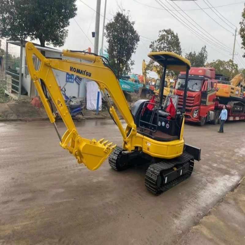 Excavadora de segunda mão Komatsu PC35 Utilizada 3,5 toneladas Pequena espécie Mini Crawler Digger