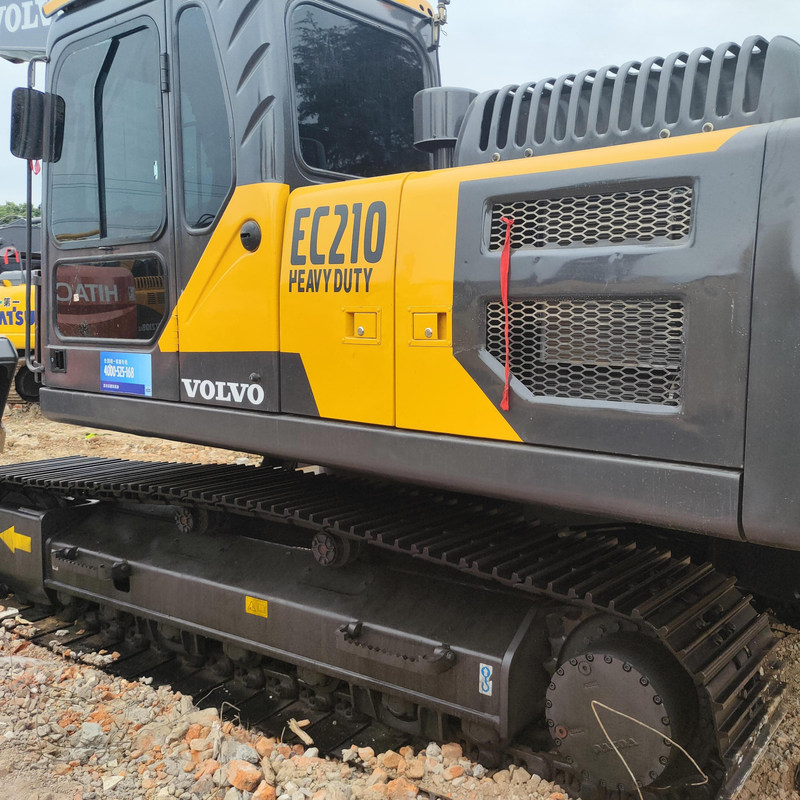 Máquina de Escavação VOL EC210 original de segunda mão de 20 toneladas 123kw com balde de 1,2m3