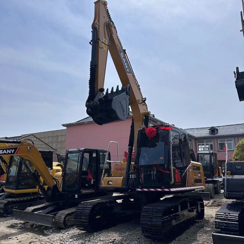 Usado SANY Digger SY155C de segunda mão 15.5 em escavadeira de tipo médio