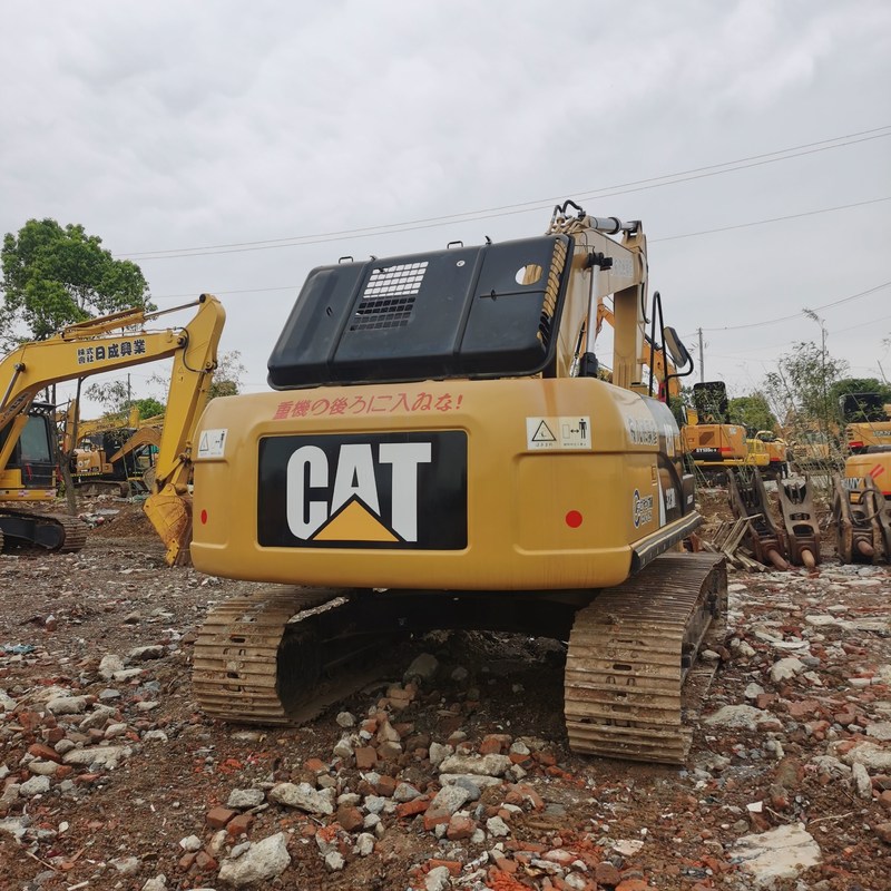Excavadora antiga CAT 323DL Excavadoras de segunda mão de 23 toneladas 110kw com balde de 1,2m3