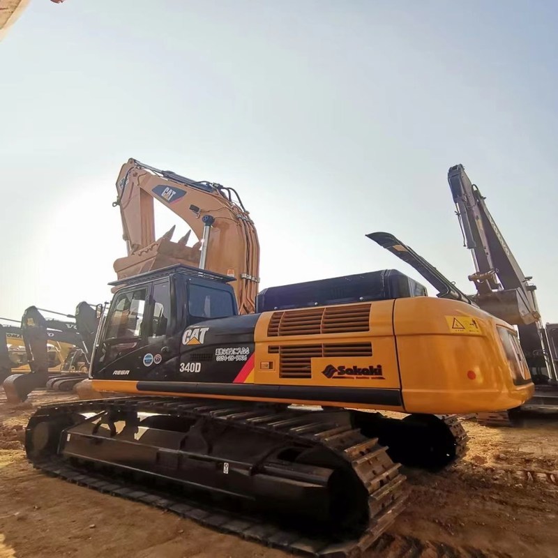 Excavadoras antigas de máquinas CAT 340D 40 toneladas 208kw 1,9m3 Capacidade de balde