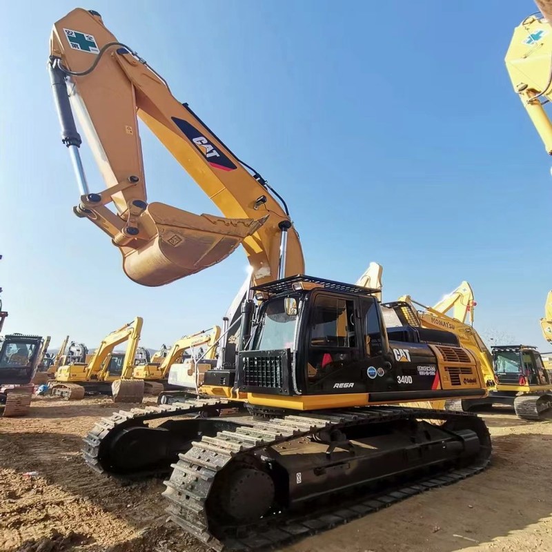 Excavadoras antigas de máquinas CAT 340D 40 toneladas 208kw 1,9m3 Capacidade de balde