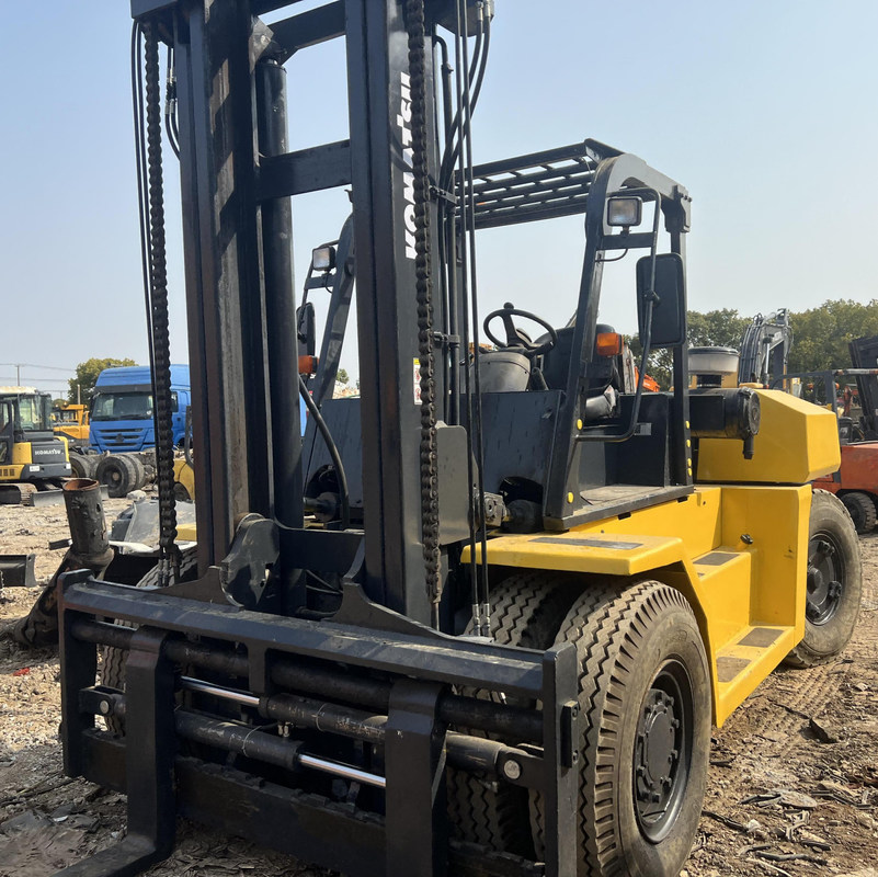 Acionamento por CA Elevador elétrico usado Komatsu FD150 15 toneladas 122kW Altura máxima de elevação 3m