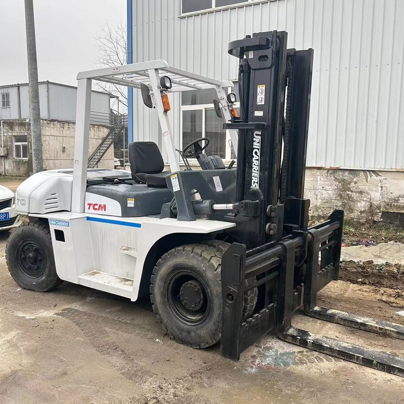 Robusto FD70 TCM 7 Ton Forklift de segunda mão Forklift elétrico Altura de elevação 3m