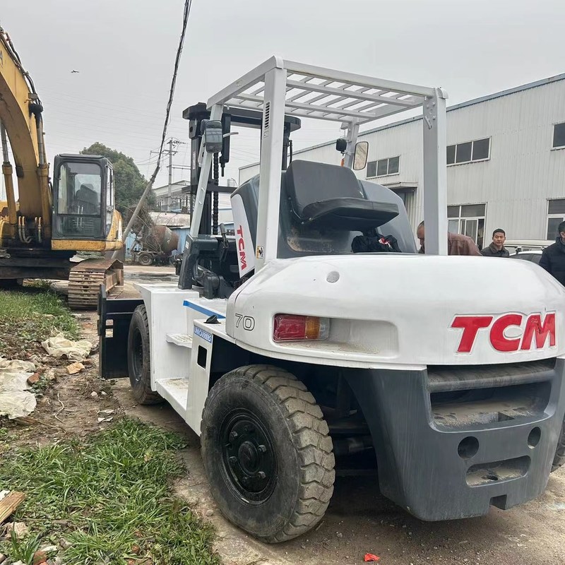 Robusto FD70 TCM 7 Ton Forklift de segunda mão Forklift elétrico Altura de elevação 3m