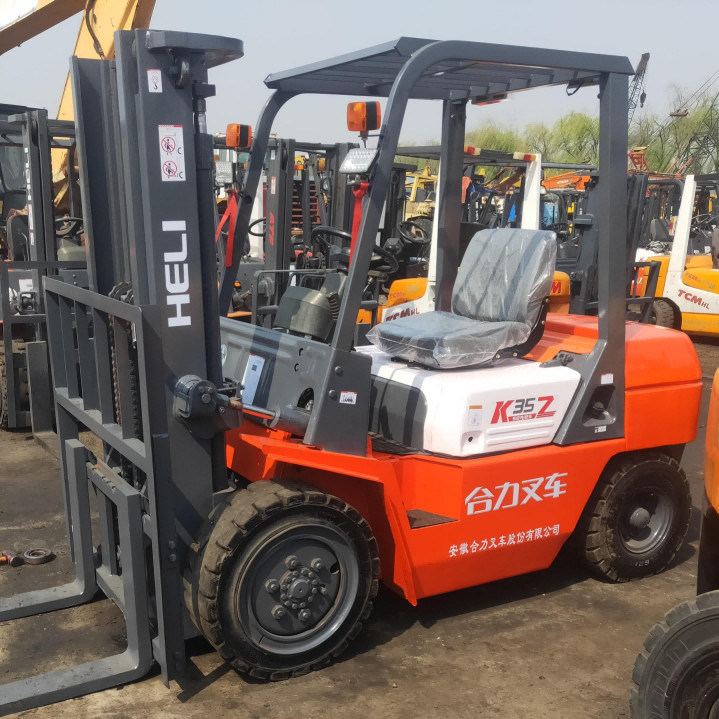 Helicóptero diesel K35 Elevador elétrico usado 3,5 toneladas Design ergonômico Altura máxima de elevação 3m