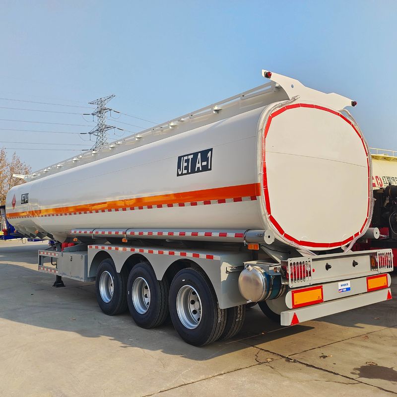 3 eixos Semi-reboque camião-tanque antigo para transporte de combustível petrolífero 10000L