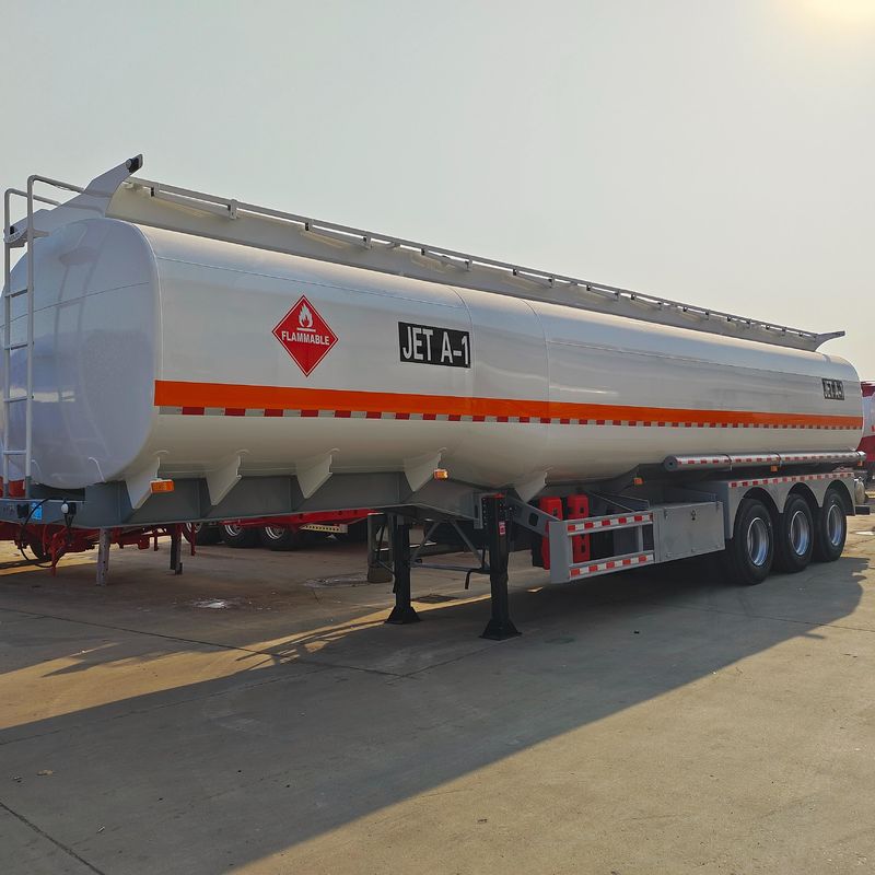 3 eixos Semi-reboque camião-tanque antigo para transporte de combustível petrolífero 10000L