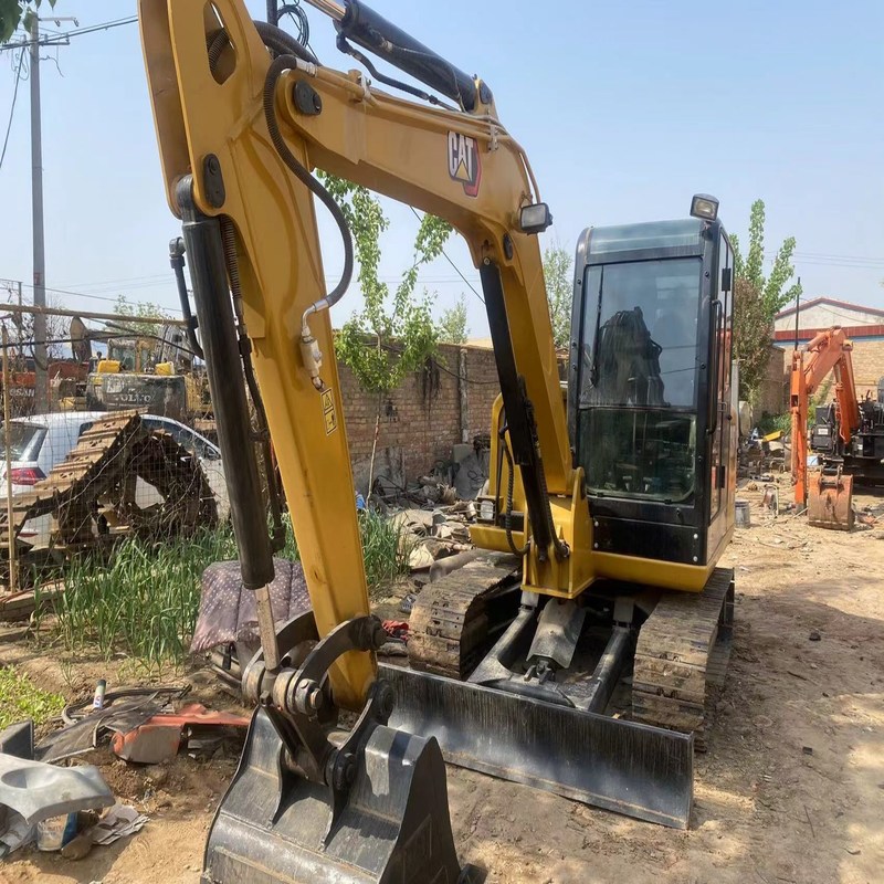 Excavadora usada CAT 306E de 6 toneladas de segunda mão 34,7kw com balde de 0,25m3