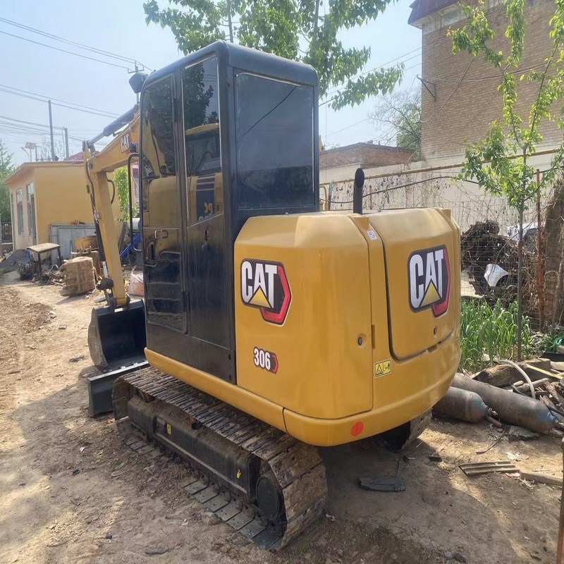 Excavadora usada CAT 306E de 6 toneladas de segunda mão 34,7kw com balde de 0,25m3