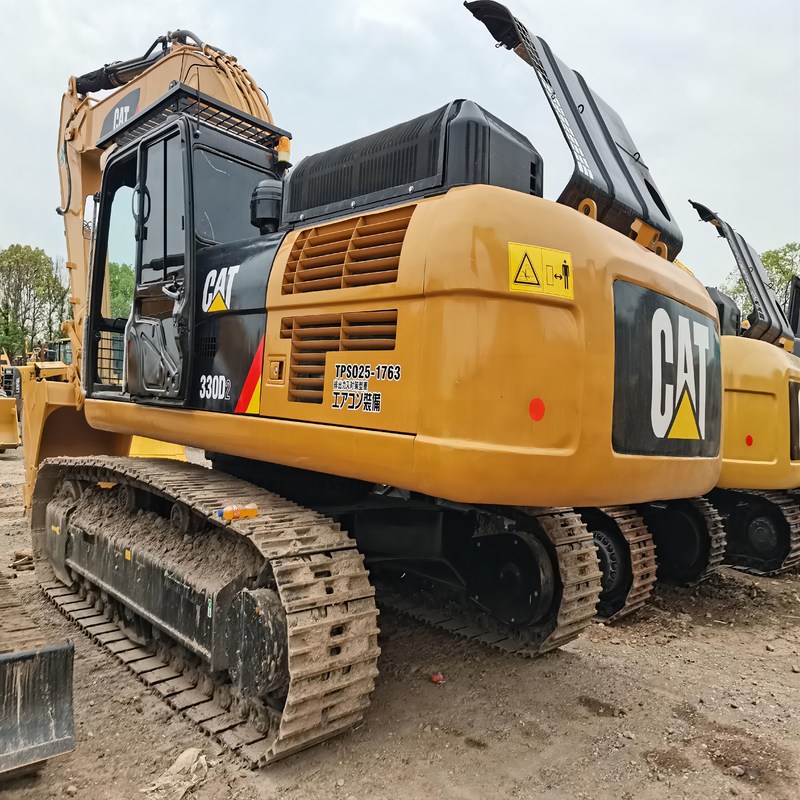 Excavadora grande usada CAT 330D2 30 Ton Crawler Digger 156kw com 1.54m3 balde