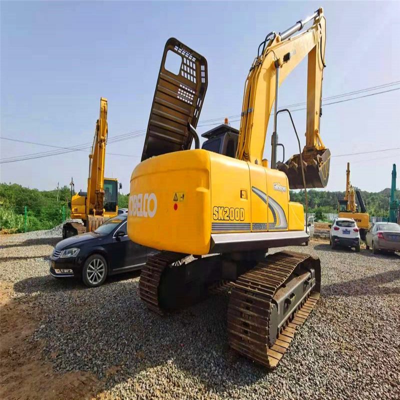 Excavadora Kobelco Digger SK200-8 de segunda mão de 20 toneladas