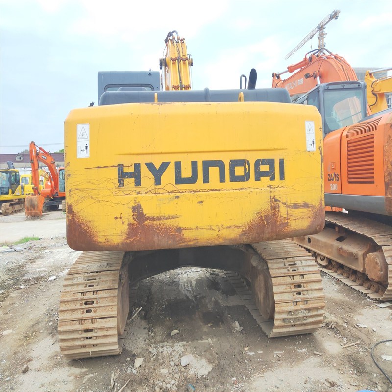 Excavadora Hyundai de segunda mão R225LC-7 Usada de 22 toneladas Excavadora de tipo médio 112kw