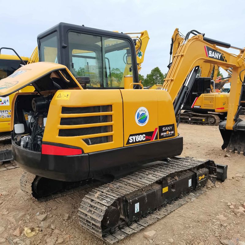 Excavadora mini-crawler de 6 toneladas usada SANY Digger SY60