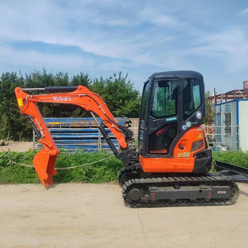 Em segunda mão Kubota Digger U35 Utilizado 3,5 toneladas Pequena espécie Mini Excavadora Crawler