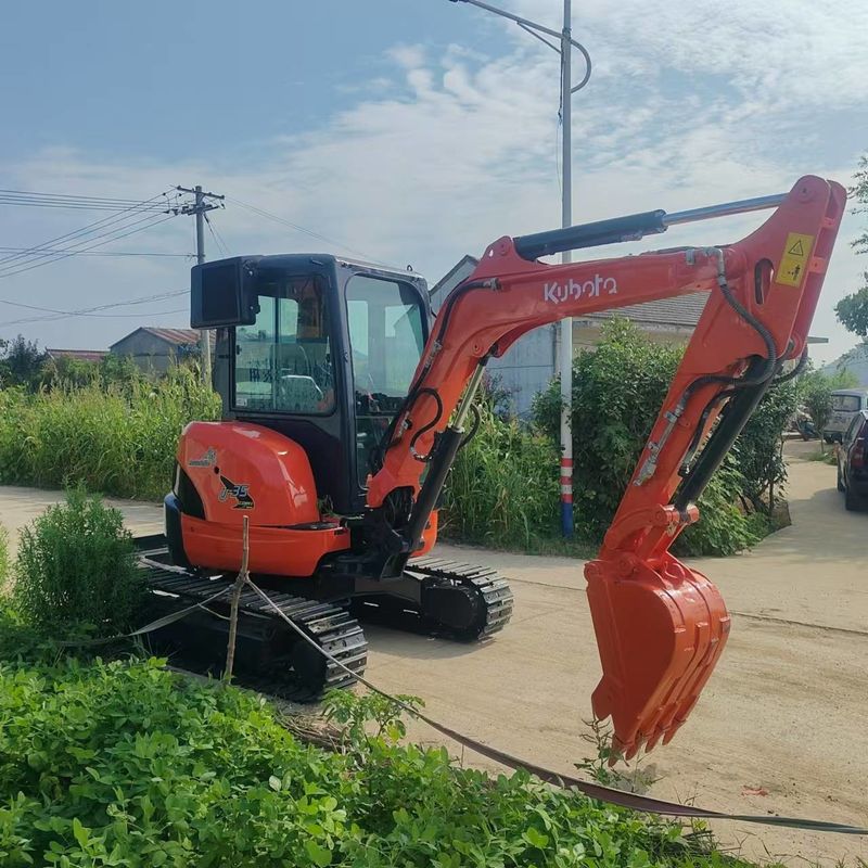 Em segunda mão Kubota Digger U35 Utilizado 3,5 toneladas Pequena espécie Mini Excavadora Crawler