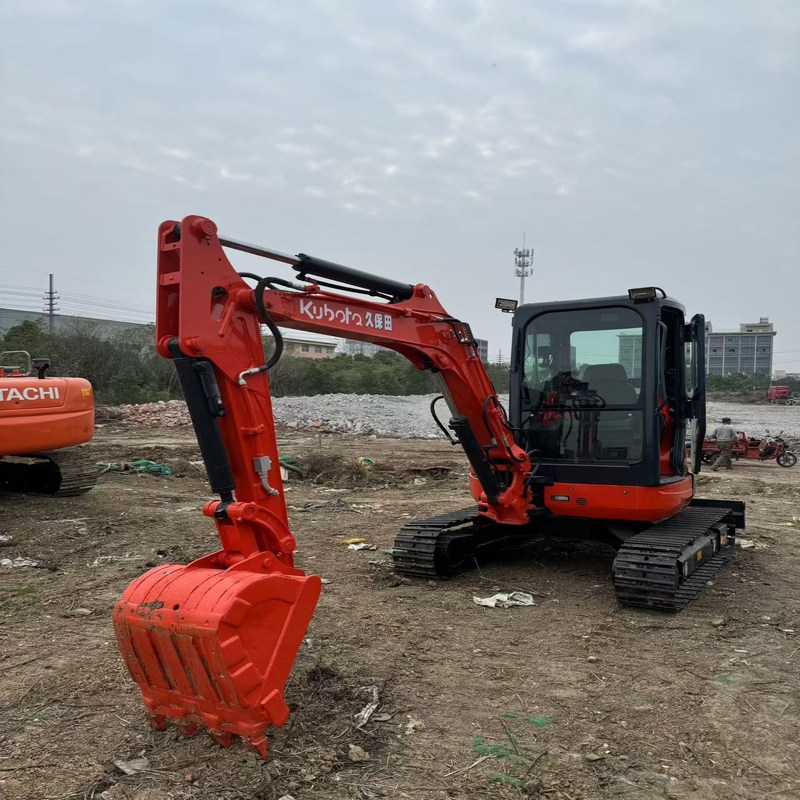 Excavadora de segunda mão Kubota Digger U35 Usada 3,5 toneladas Pequena Mini Excavadora de tipo Mini Crawler 18,5kw