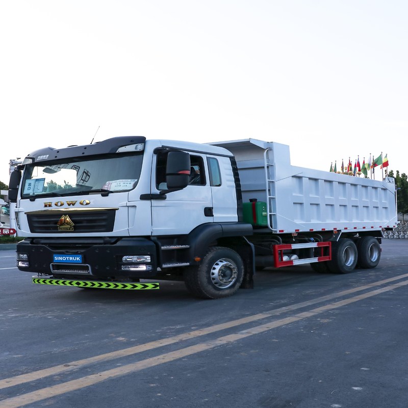 Capacidade usada do veículo com rodas 30m3 do caminhão basculante Howo T5G Sinotruk Howo 6x4 Tipper 10