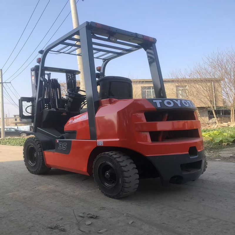 Tuel Diesel Toyota Usado 3.5 Ton 3.5 Mast Com Mudança Lateral