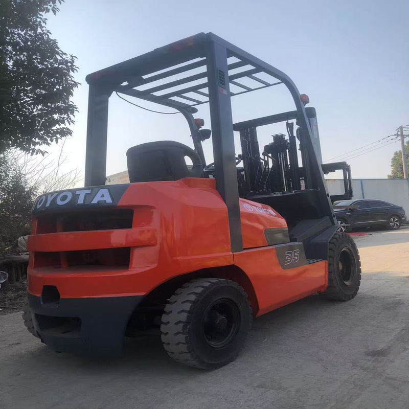 Tuel Diesel Toyota Usado 3.5 Ton 3.5 Mast Com Mudança Lateral