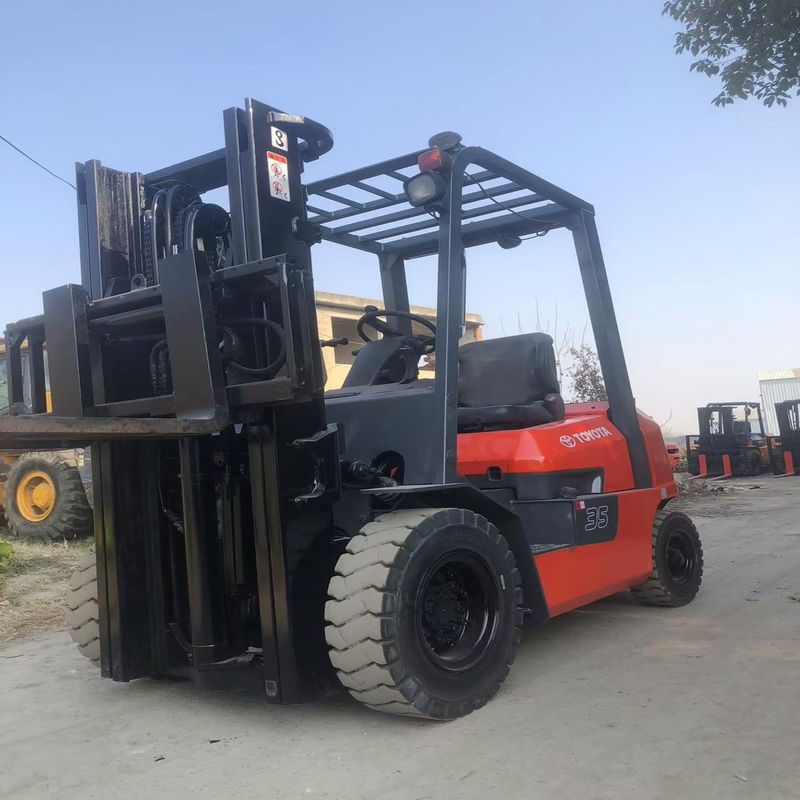 Tuel Diesel Toyota Usado 3.5 Ton 3.5 Mast Com Mudança Lateral